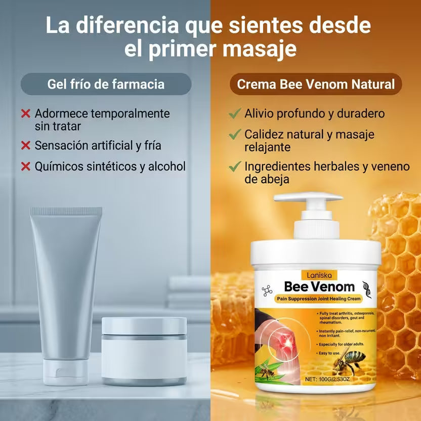 Crema Terapia Articular Bee Venom 100gr El masaje para tus articulaciones