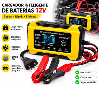 Cargador Inteligente De Baterias 12v