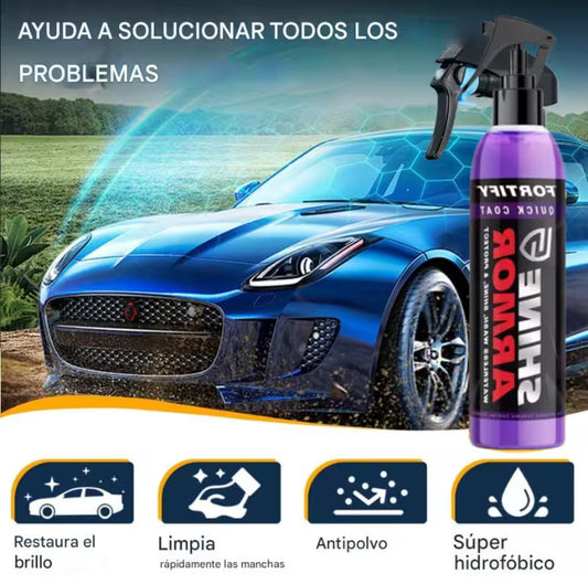Spray Cerámico Hidrofóbico para Auto – Protección Total y Brillo Espejo en Minutos