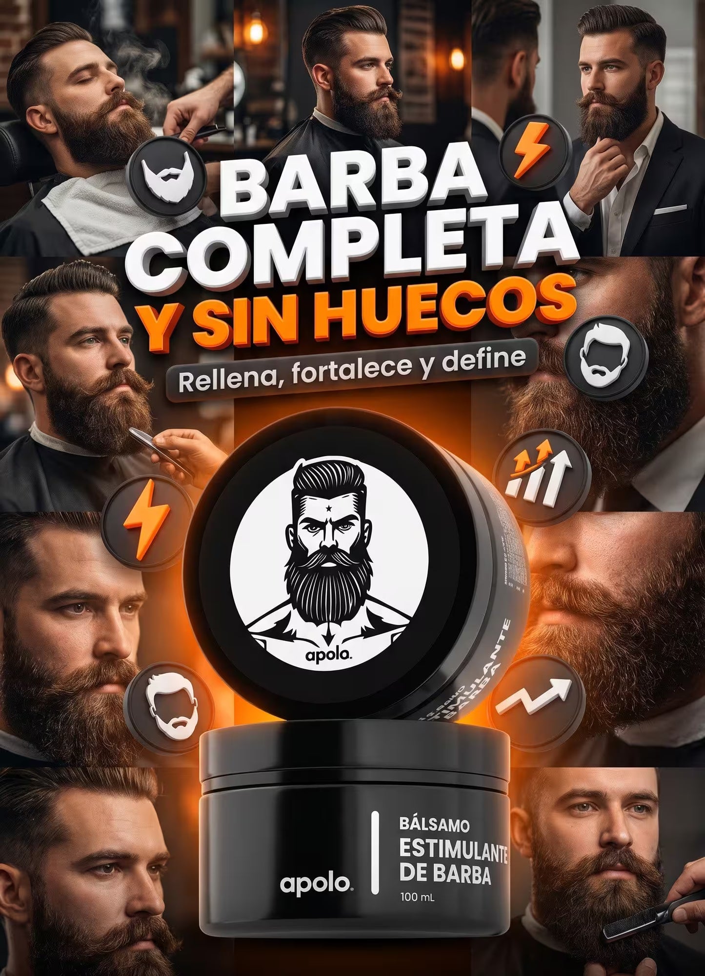Balsamo Estimulante De Barba Apolo