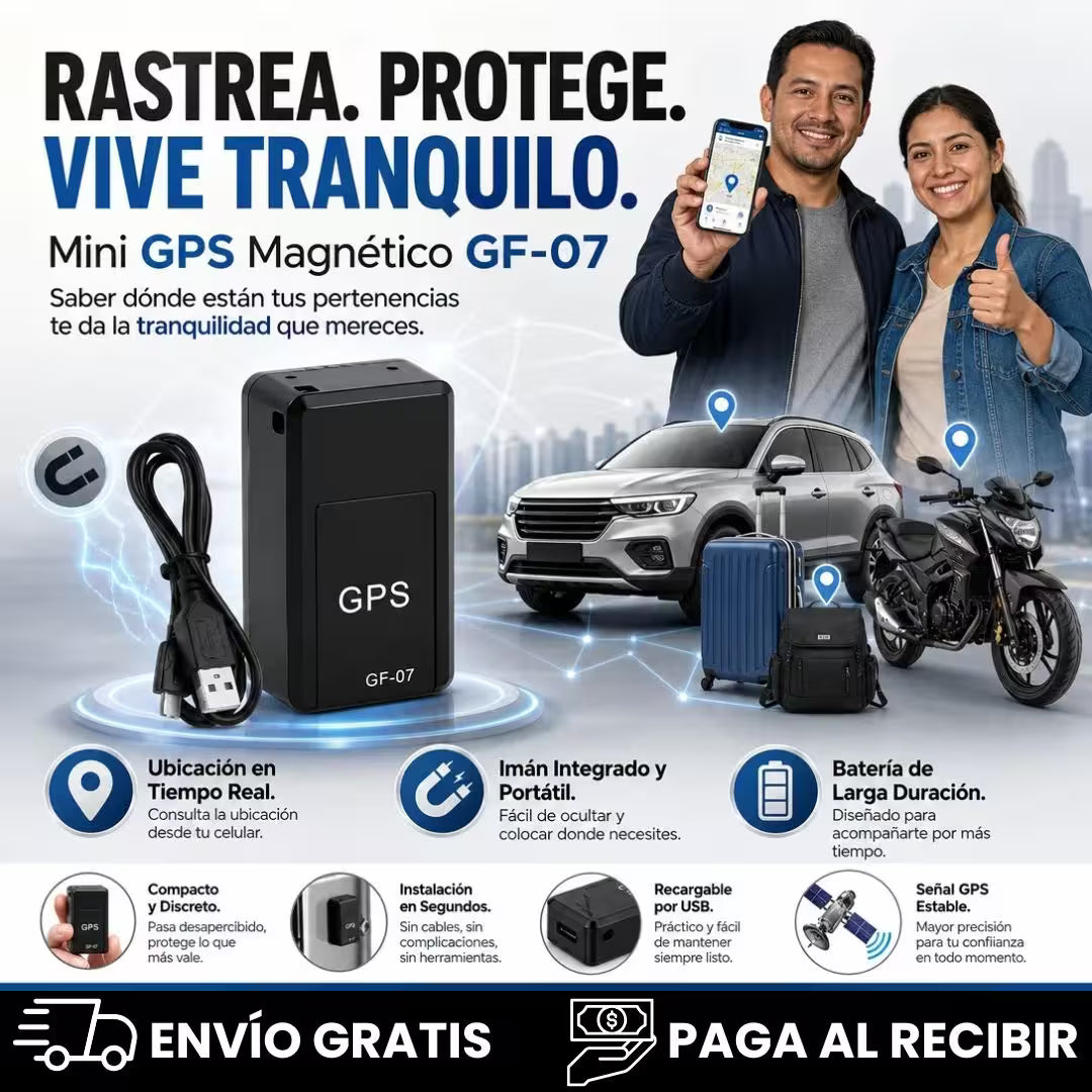 **GPS ProRastreo - Localizador magnético e instantáneo para tu auto🔐**
