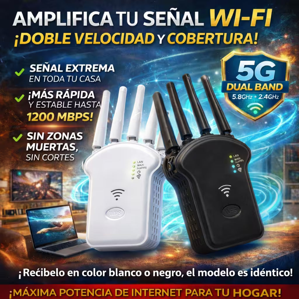 WifiMax™ | Amplificador y Repetidor de Señal WiFi