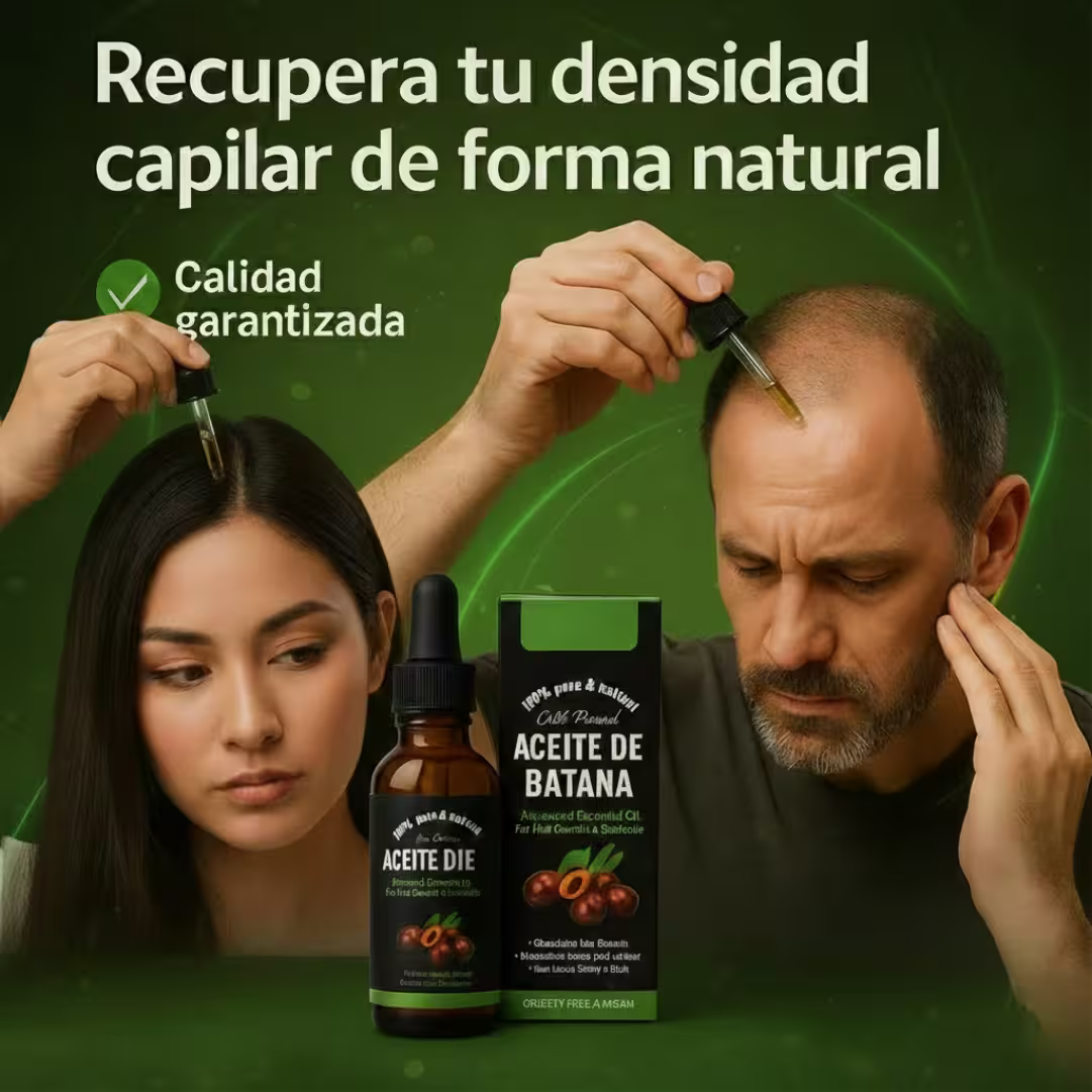 Cabello débil o con caída? Recupera la fuerza y estimula el crecimiento con el Aceite de Batana Puro