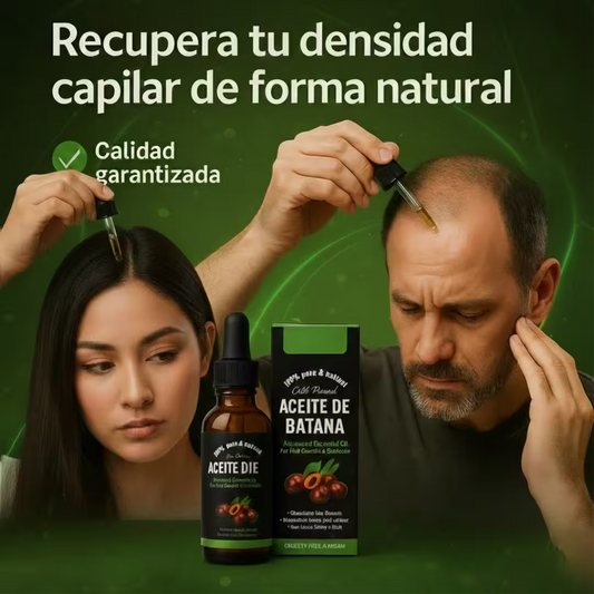Cabello débil o con caída? Recupera la fuerza y estimula el crecimiento con el Aceite de Batana Puro